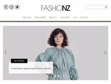 Tablet Screenshot of fashionz.co.nz